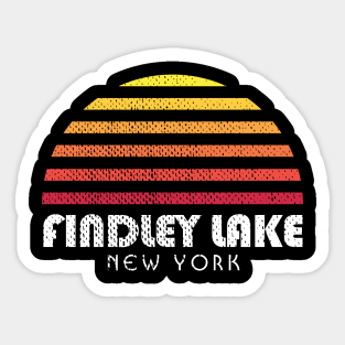 Findley Lake New York Mina NY Chautauqua Sticker